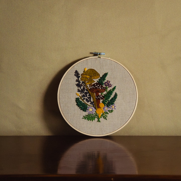 Broderie murale — Champignon