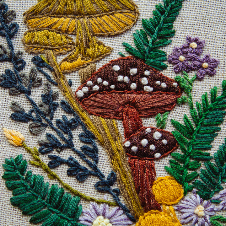 Broderie murale — Champignon