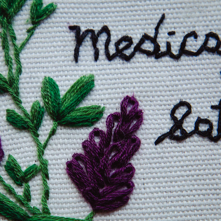 Broderie murale — Medicago