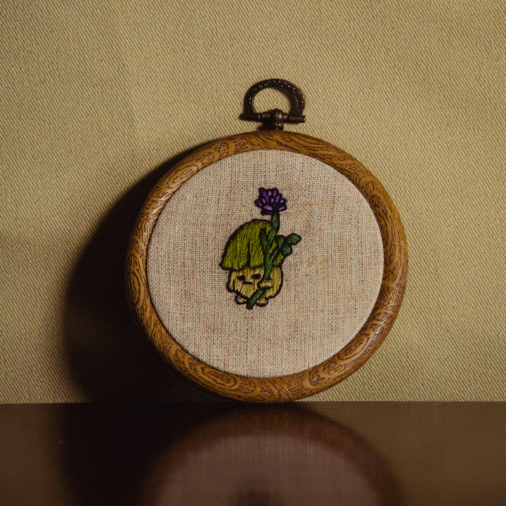 Broderie murale — Monsieur Champi