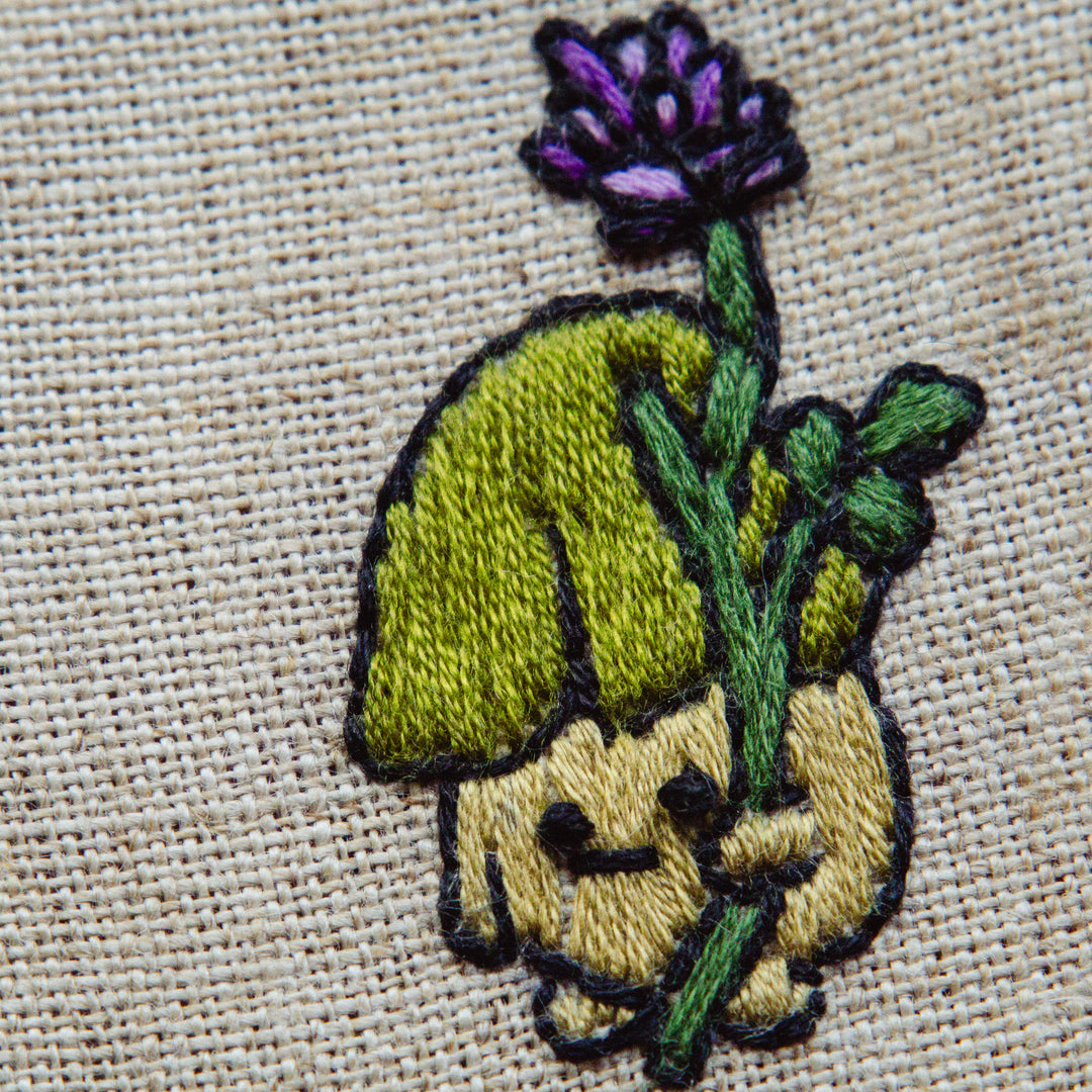 Broderie murale — Monsieur Champi