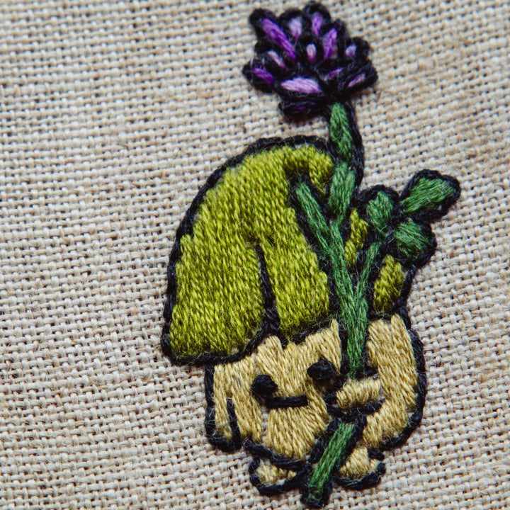 Broderie murale — Monsieur Champi