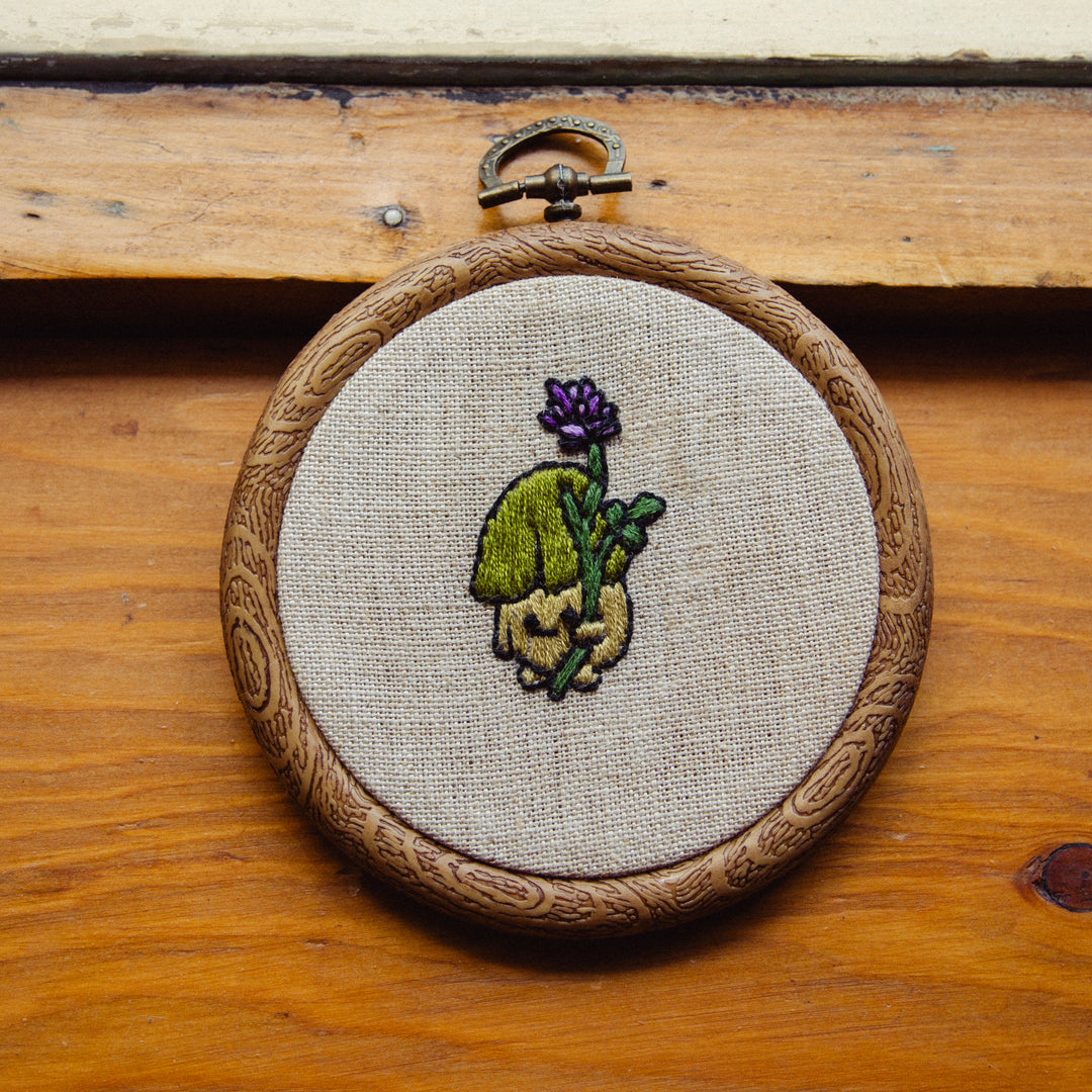 Broderie murale — Monsieur Champi