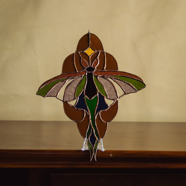 Vitrail — Papillon brun