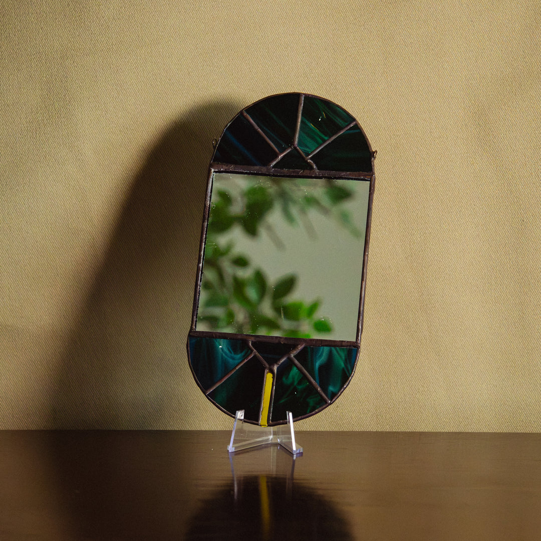 Miroirs en vitrail — ensemble ancien